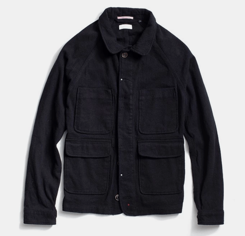 Apolis Wool Chore Coat Black Medium (New with Tags)