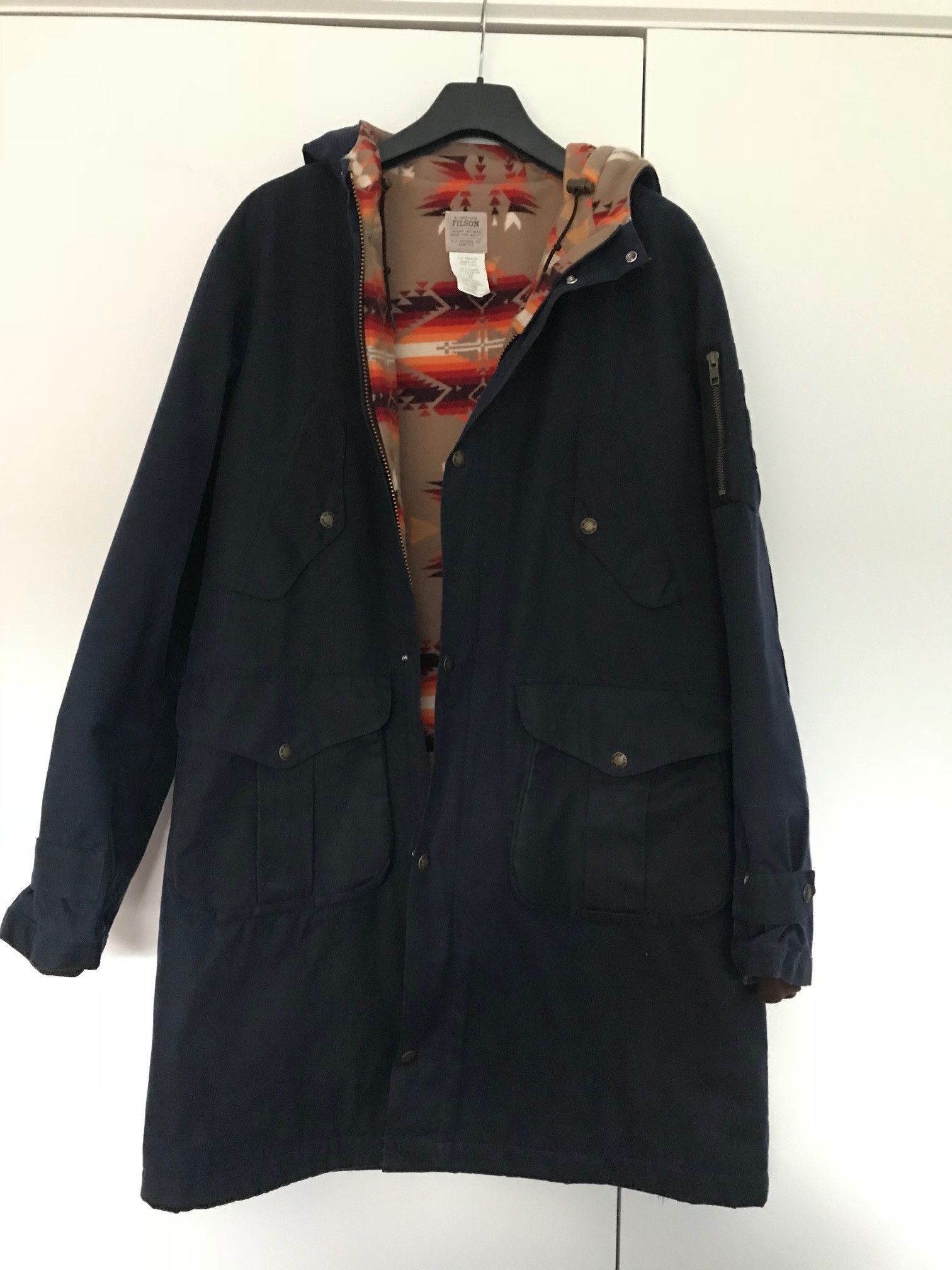Filson Black Label Long Fisherman Parka Made In Italy | Grailed