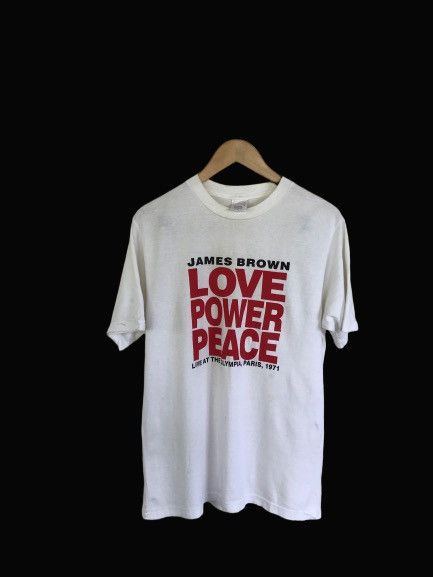Supreme Supreme x James Brown T shirt Love Power Peace | Grailed