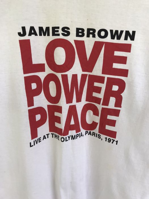 Supreme Supreme x James Brown T shirt Love Power Peace | Grailed