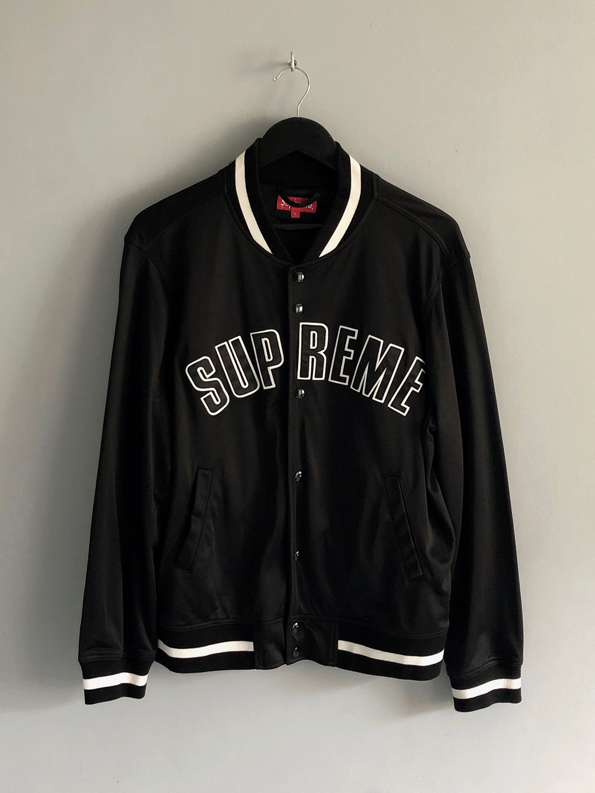 Supreme Supreme Mesh Varsity Jacket | Grailed