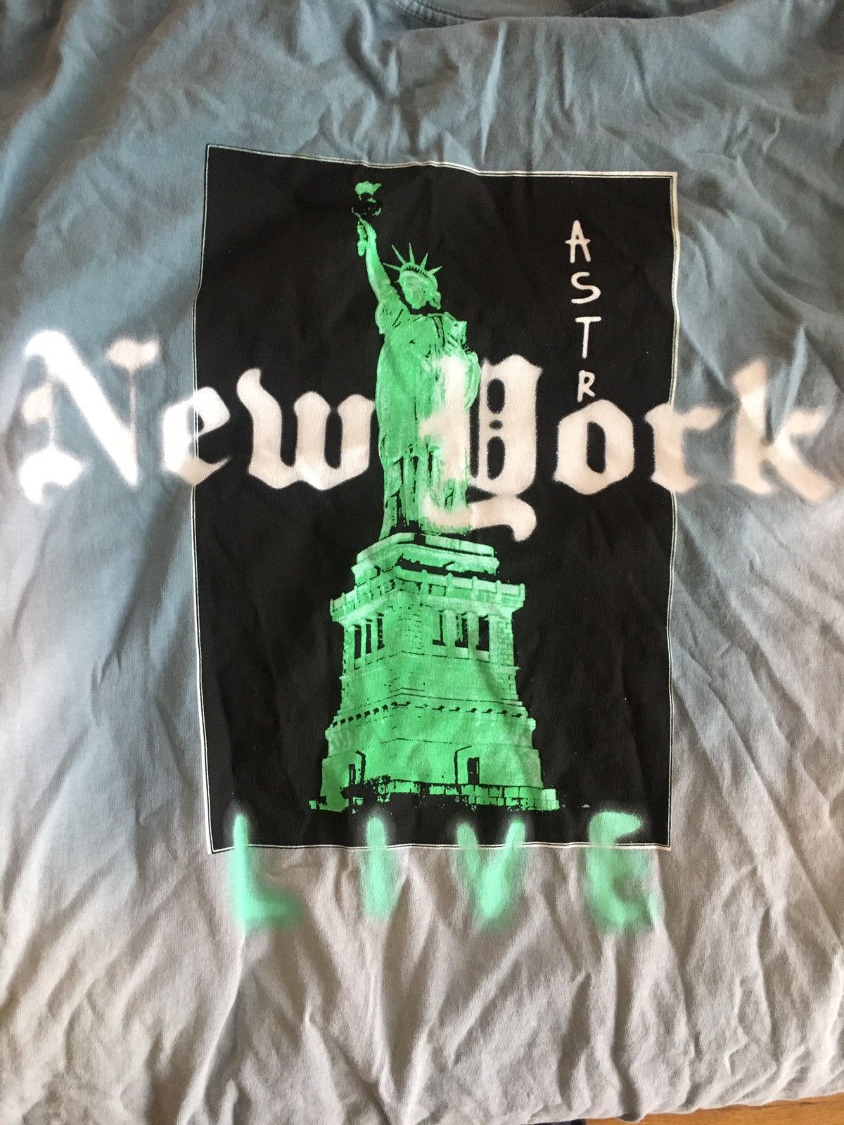 Travis Scott Astroworld New York Live City of Dreams tee | Grailed