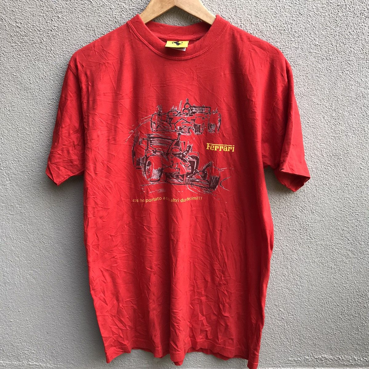 Ferrari Vintage 90s FERRARI sport car tee F1 racing Size US M / EU 48-50 / 2 - 2 Thumbnail