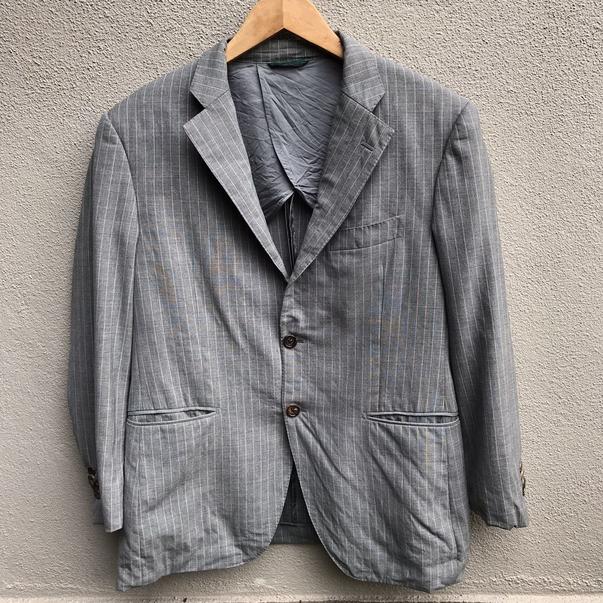 Ermenegildo Zegna Vintage ERMENEGILDO ZEGNA blazer wool exclusive style Size 38R - 2 Thumbnail
