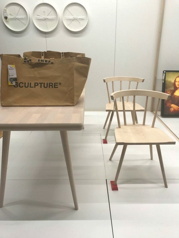 Virgil Abloh X IKEA MARKERAD Table Brown for Women