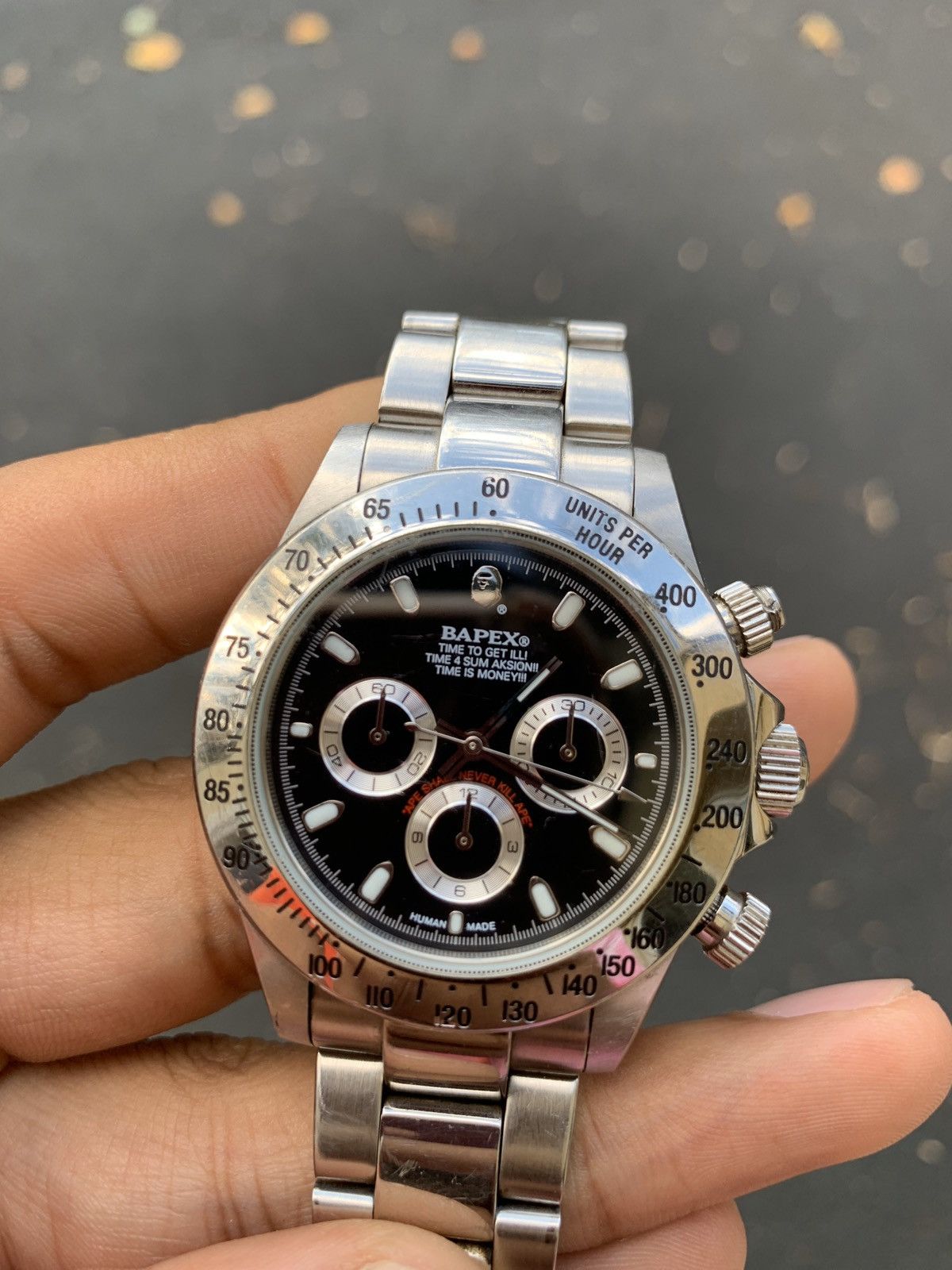 Bape BAPE TYPE 3 DAYTONA BAPEX WATCH Grailed