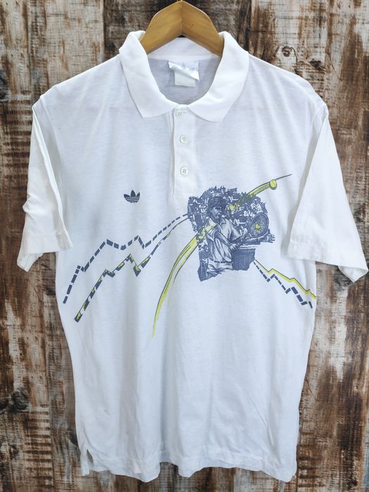 Adidas Vintage 90s ADIDAS ATP Tour Tennis polo shirt Retro | Grailed