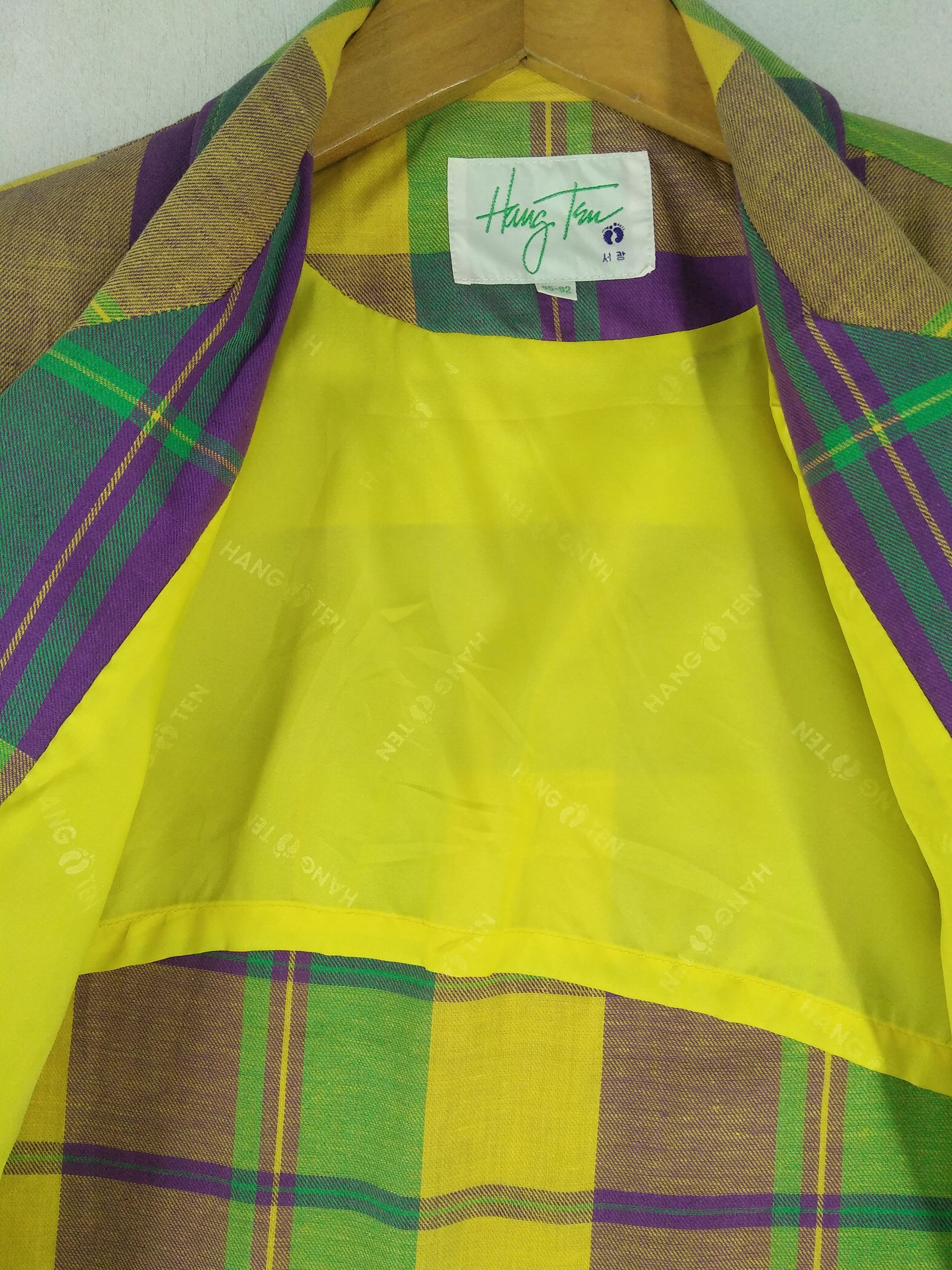 Hang Ten × Vintage Vintage Hang Ten Suit Blazers Sport Jacket Size:85-92 Size 48S - 11 Thumbnail