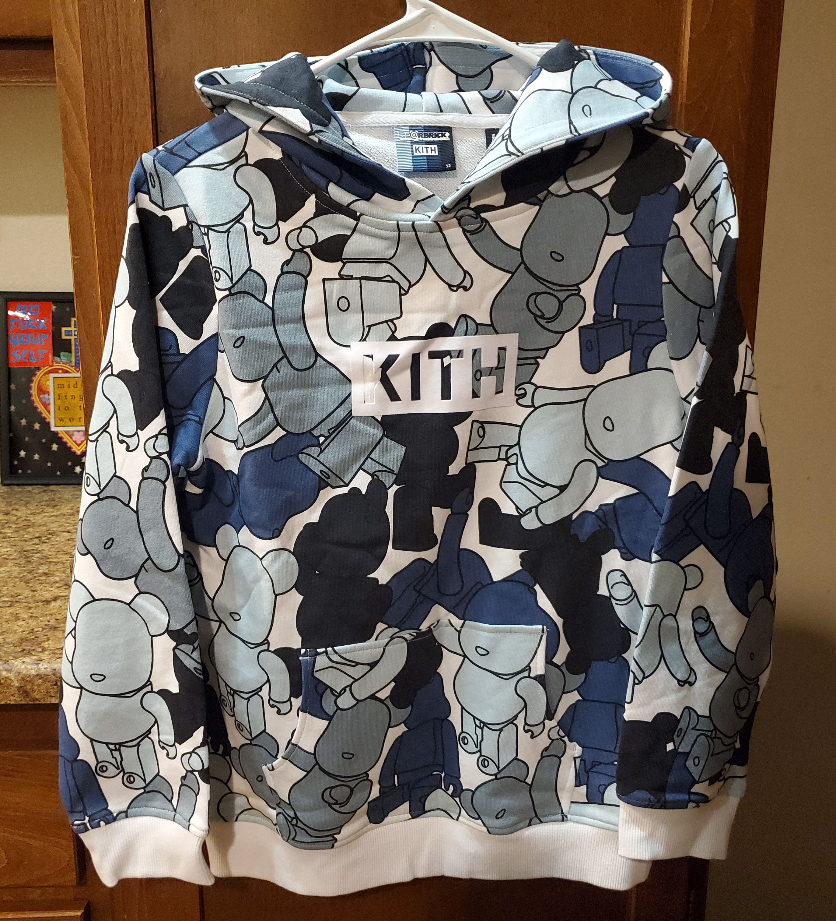 Kith bearbrick hoodie online