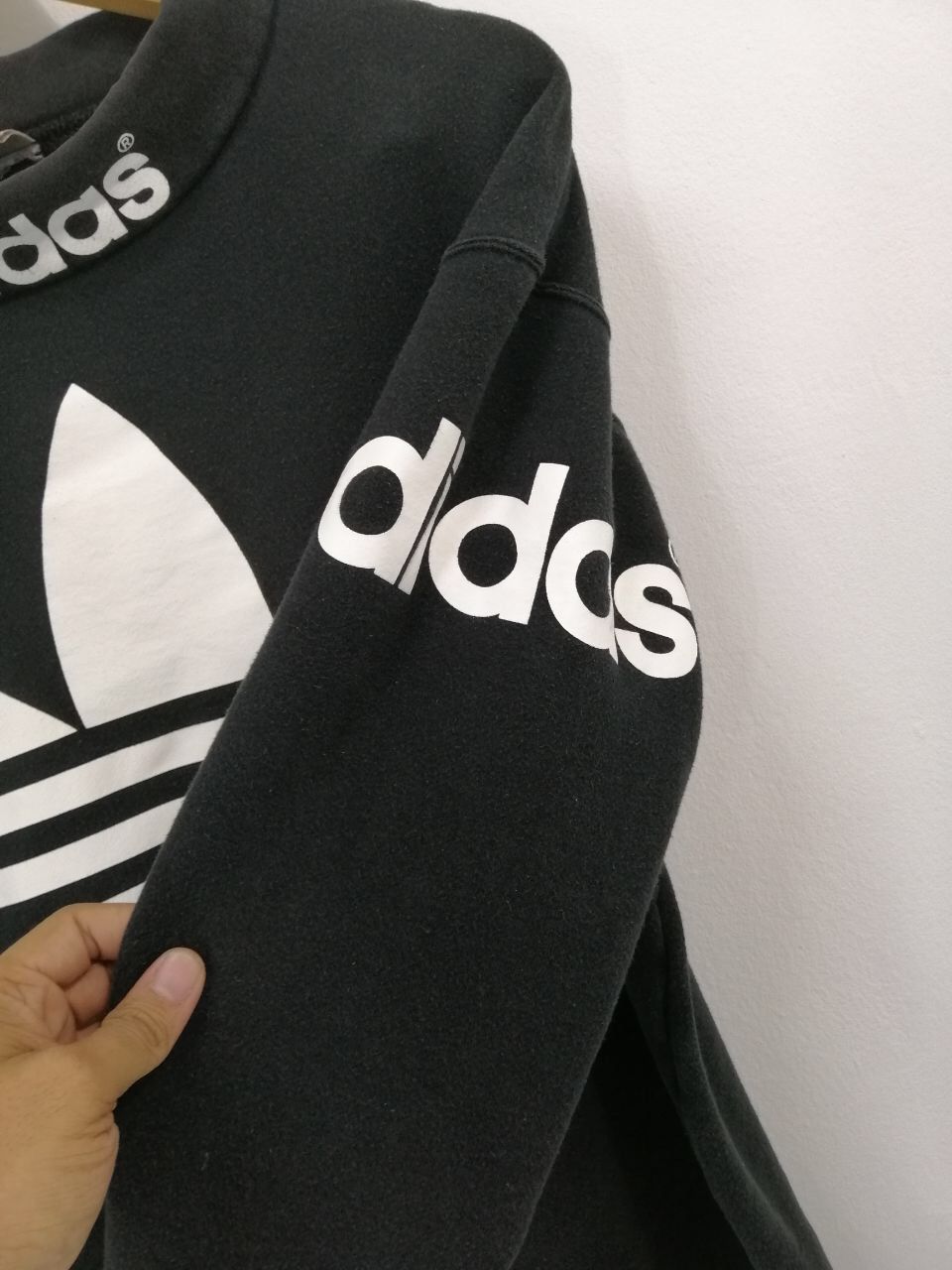 Adidas Vintage 90s Adidas Sweatshirt Big Logo Design Size US M / EU 48-50 / 2 - 6 Thumbnail