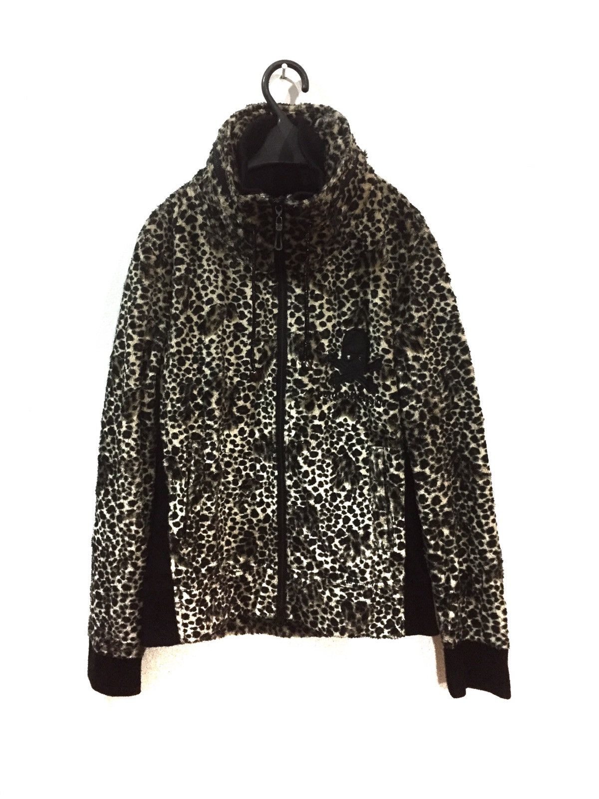 Semantic design roen leopard design hoodies jacke