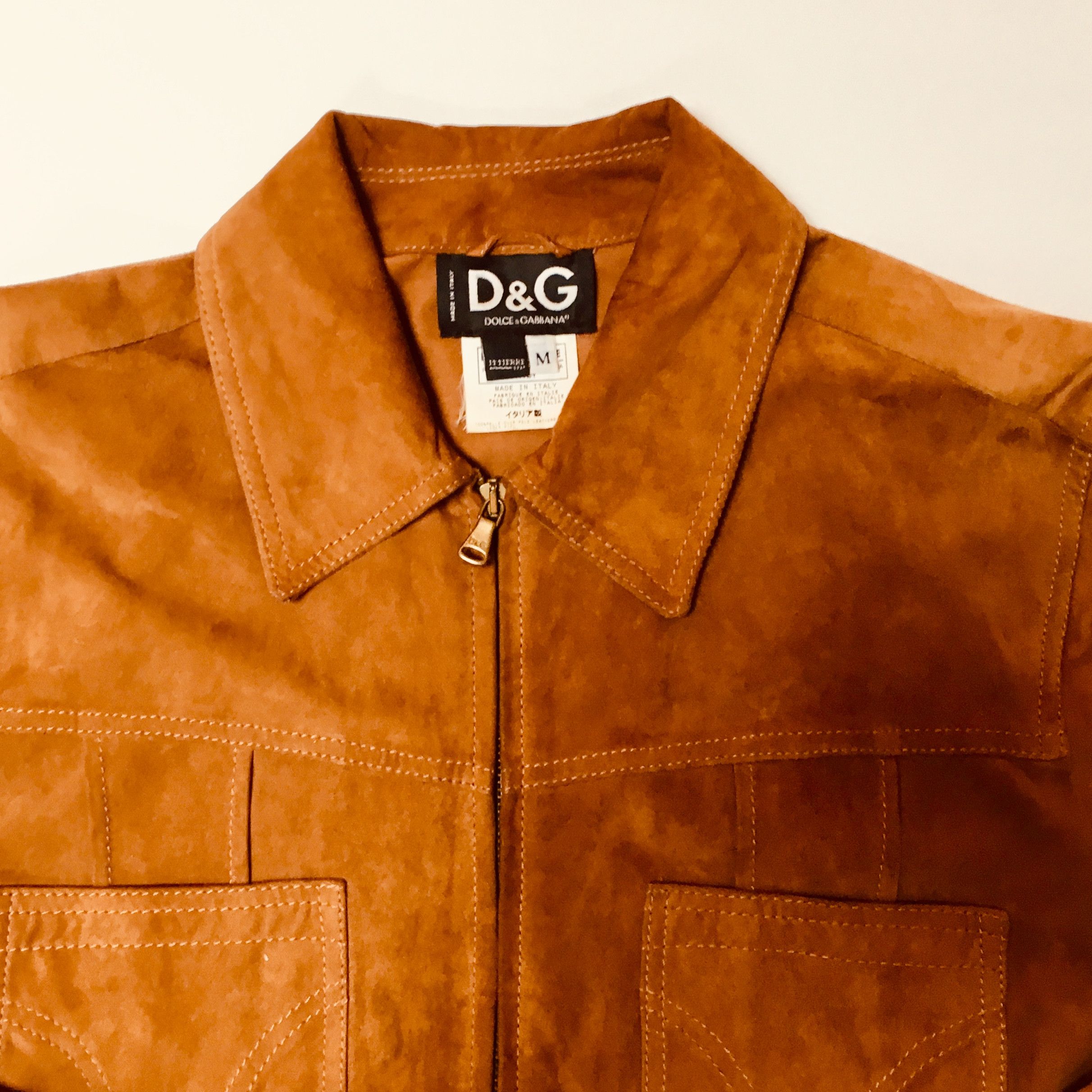 Dolce & Gabbana DOLCE & GABBANA SUEDE JACKET Size US M / EU 48-50 / 2 - 3 Thumbnail