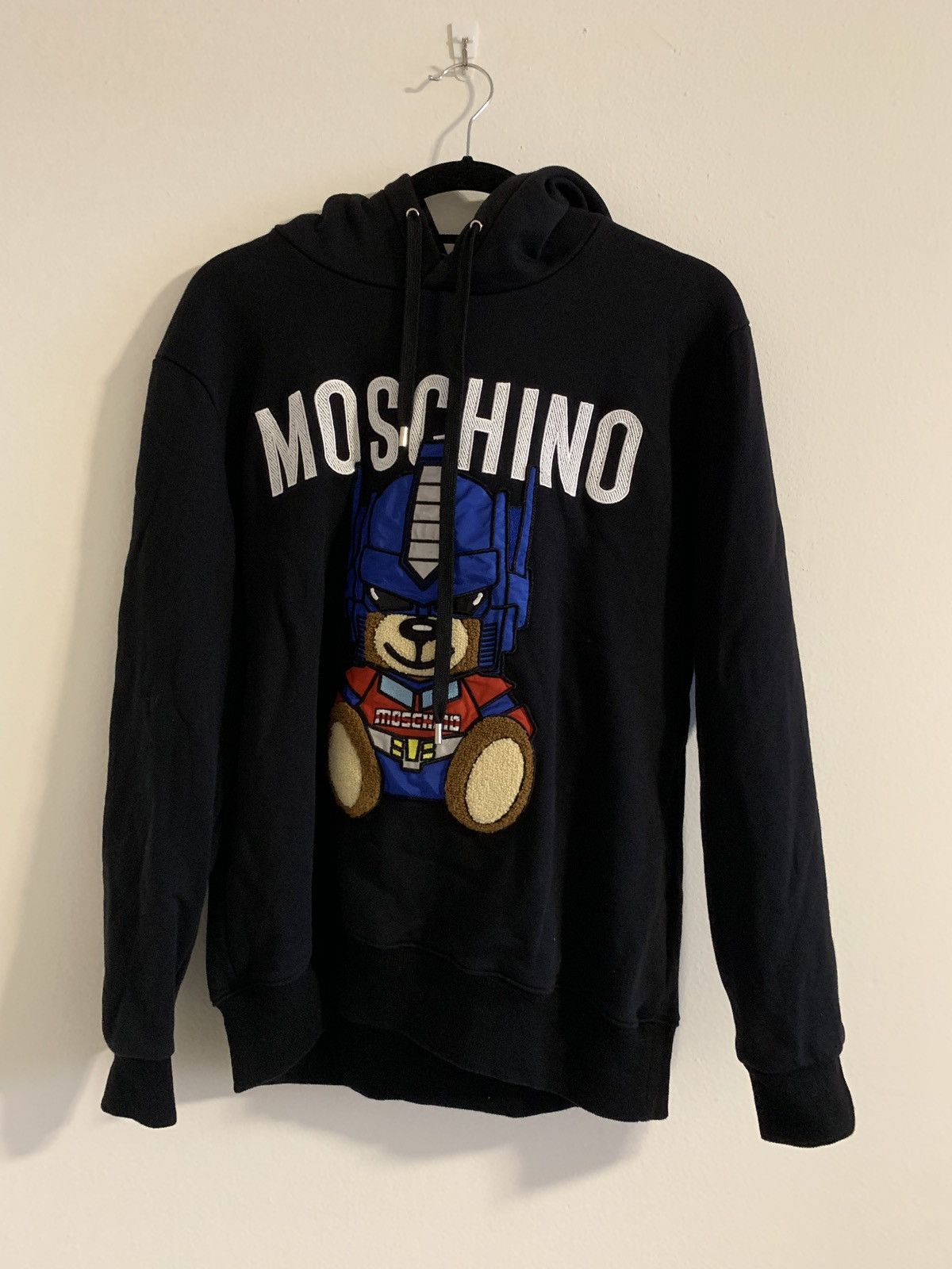 Moschino Moschino Reflective Transformers Hoodie Grailed