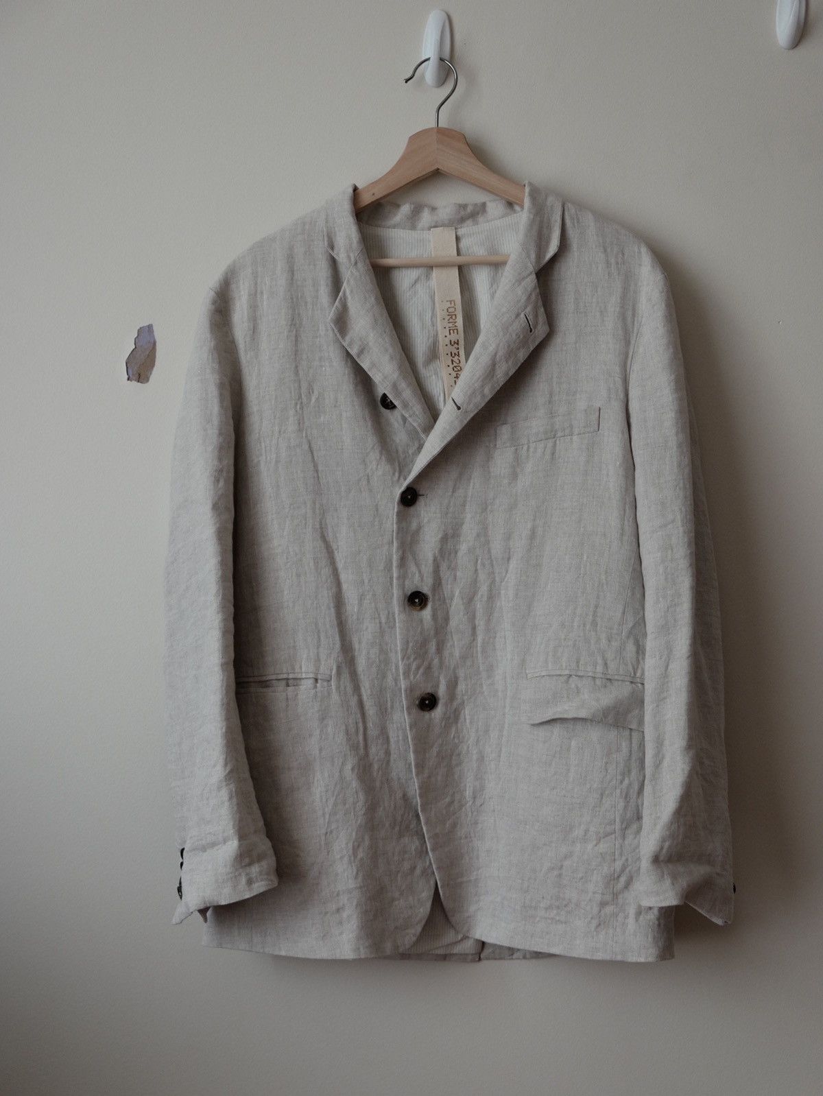 forme d’expression linen cardigan forme d'expression Diverted Rib Cardigan （Grey） -FASCINATE
