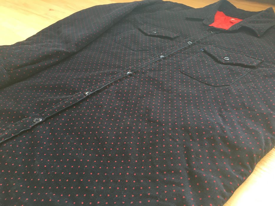 Supreme Corduroy Polka Dot Quilted Shirt | Grailed