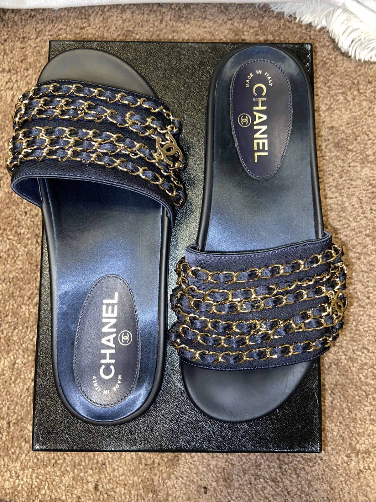 Chanel mules slides clearance