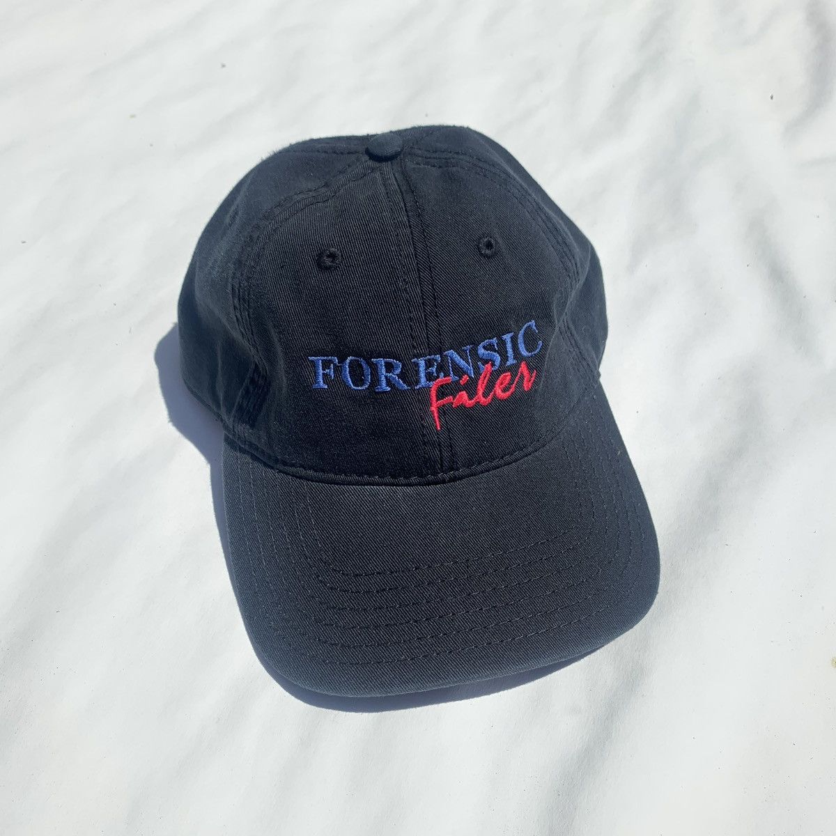 Vintage Forensic Files Embroidered Hat Black Size ONE SIZE - 1 Thumbnail