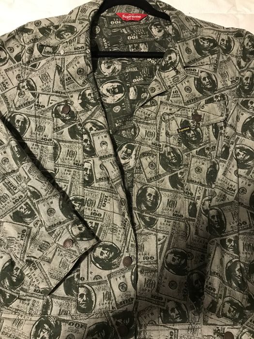 Supreme money outlet jacket