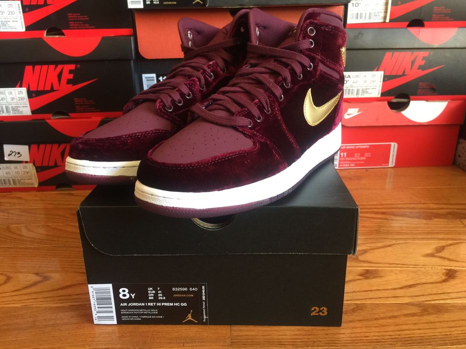 midnight maroon jordans