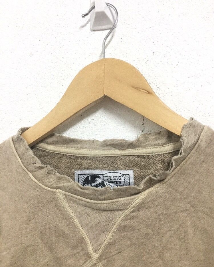 Japanese Brand × Thrasher × Vintage ❗️Vintage Distressed Thrasher Sweatshirt❗️ Size US M / EU 48-50 / 2 - 4 Thumbnail