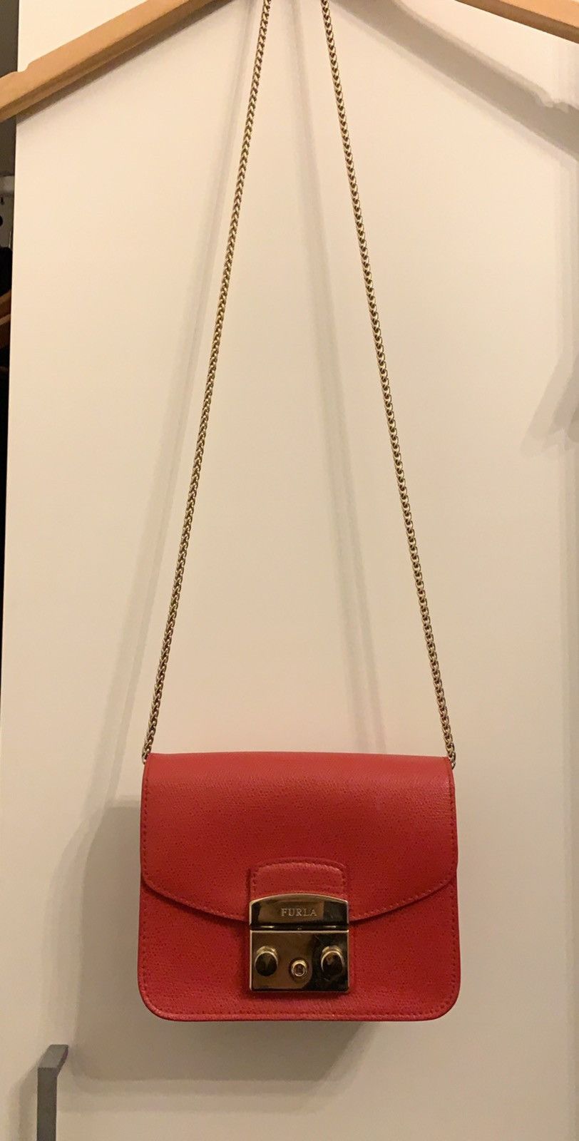Furla Furla Metropolis Mini Crossbody Ciliegia D Grailed