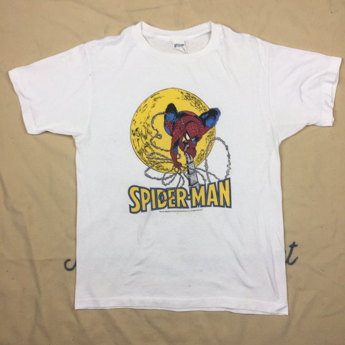 Marvel Comics × Vintage 1988 Spider-Man Todd McFarlane t shirt 