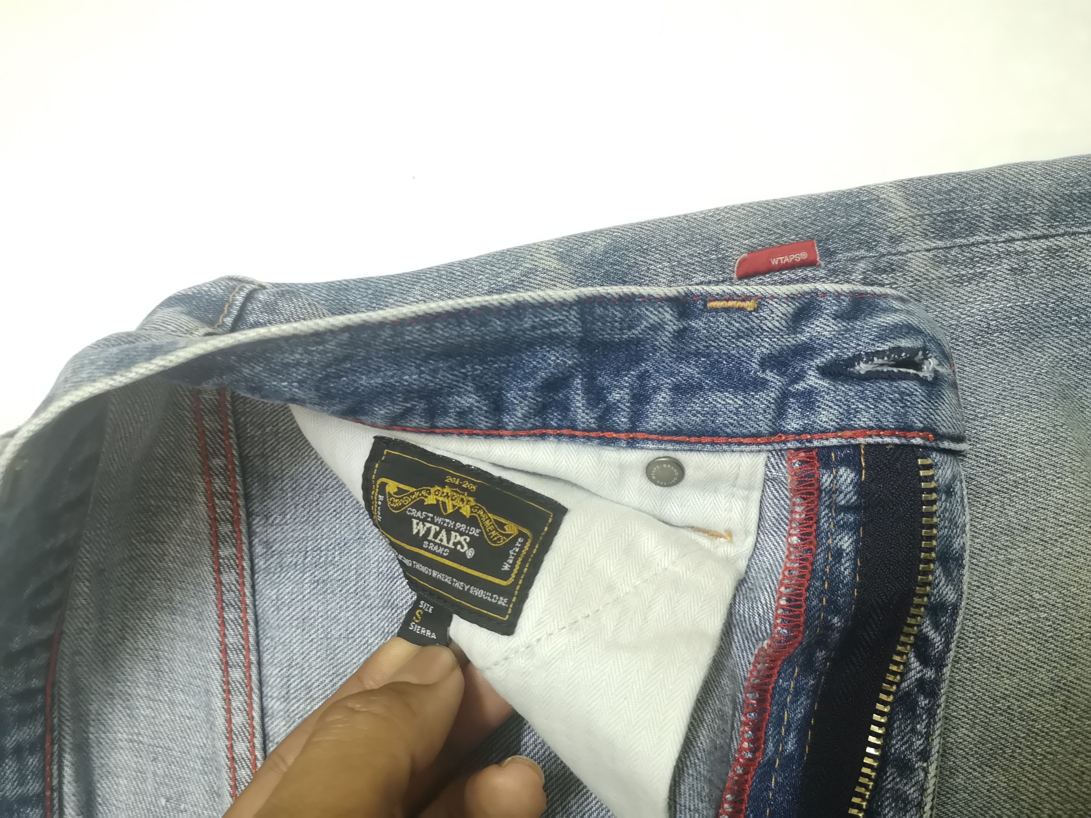 Wtaps Wtaps blue Denim jeans pants Size US 31 - 6 Thumbnail