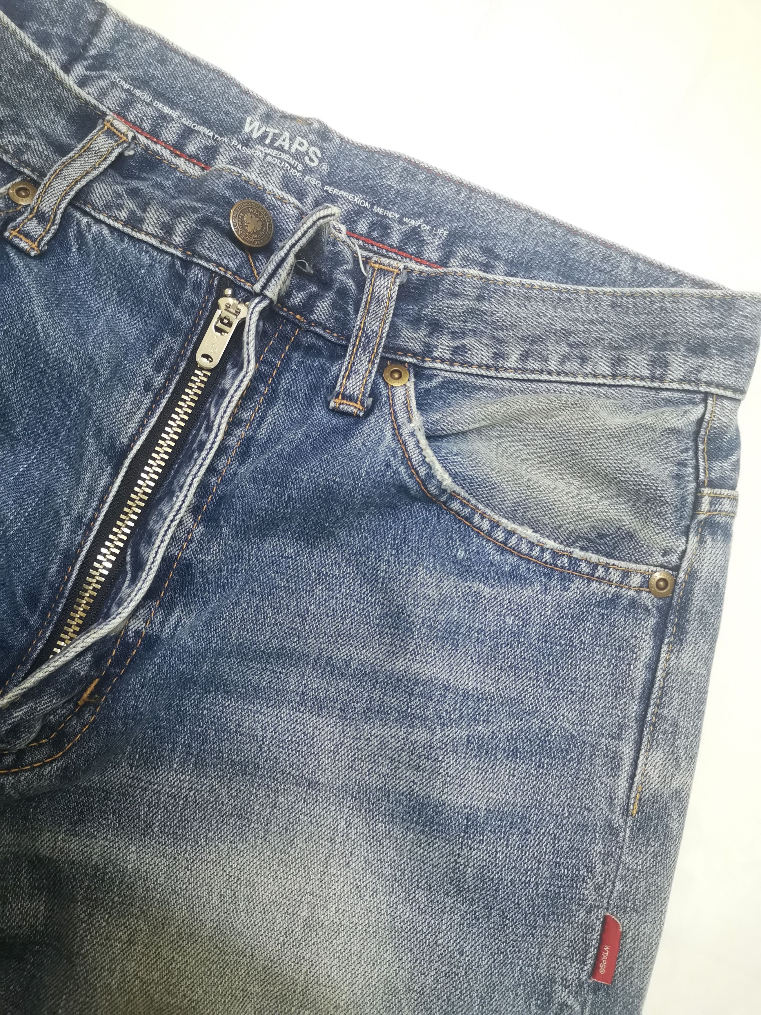 Wtaps Wtaps blue Denim jeans pants Size US 31 - 4 Thumbnail