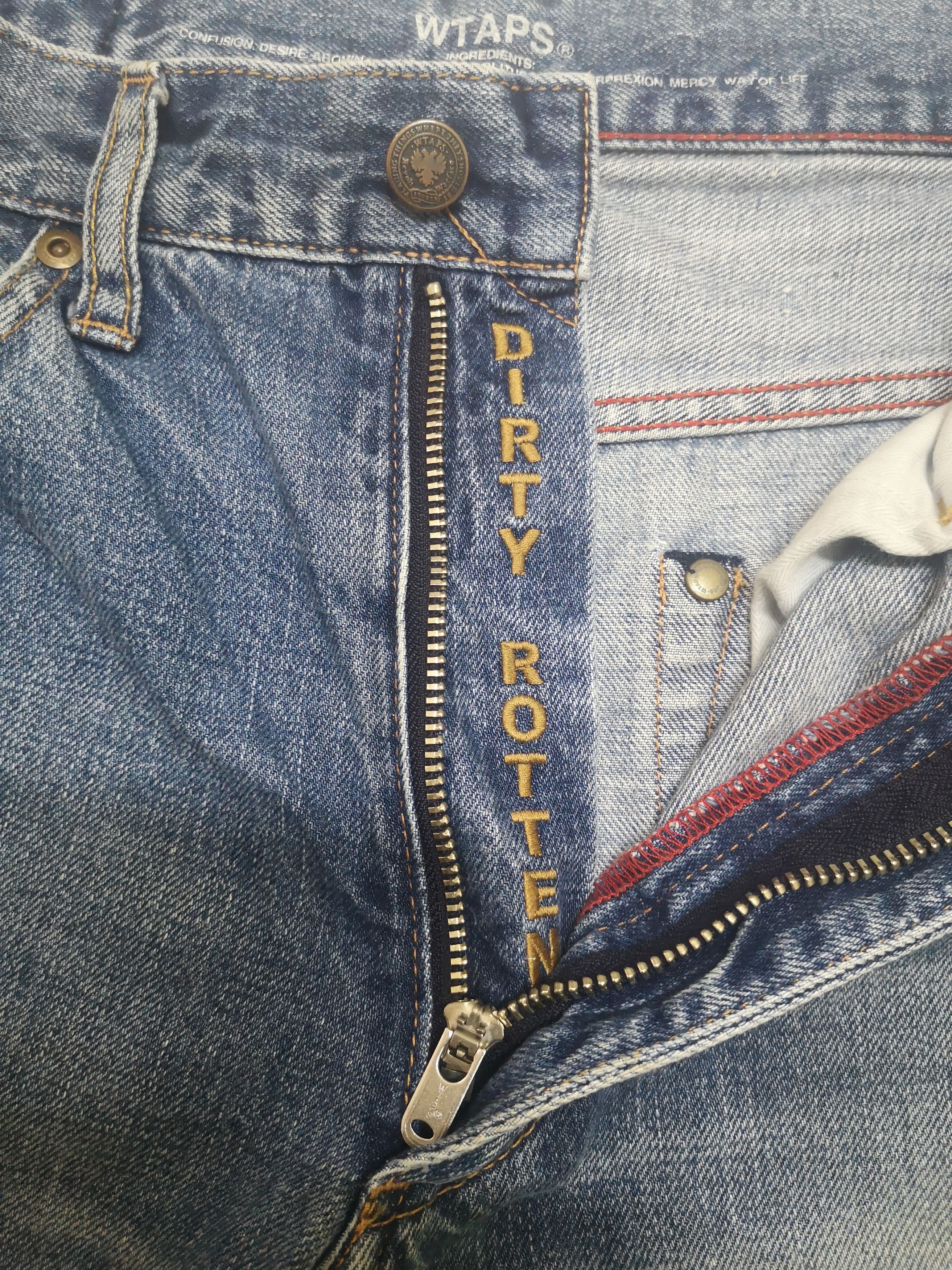 Wtaps Wtaps blue Denim jeans pants Size US 31 - 5 Thumbnail