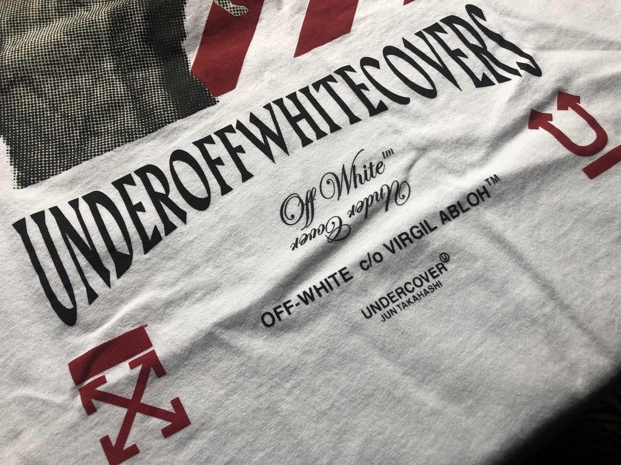 Off-White × Undercover White Hand Dart S/S T-Shirt Size US M / EU 48-50 / 2 - 7 Thumbnail