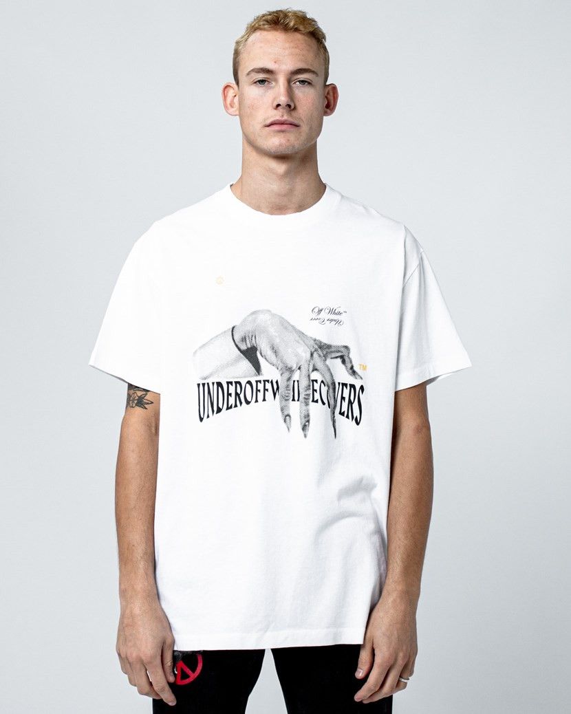 Off-White × Undercover White Hand Dart S/S T-Shirt Size US M / EU 48-50 / 2 - 3 Thumbnail