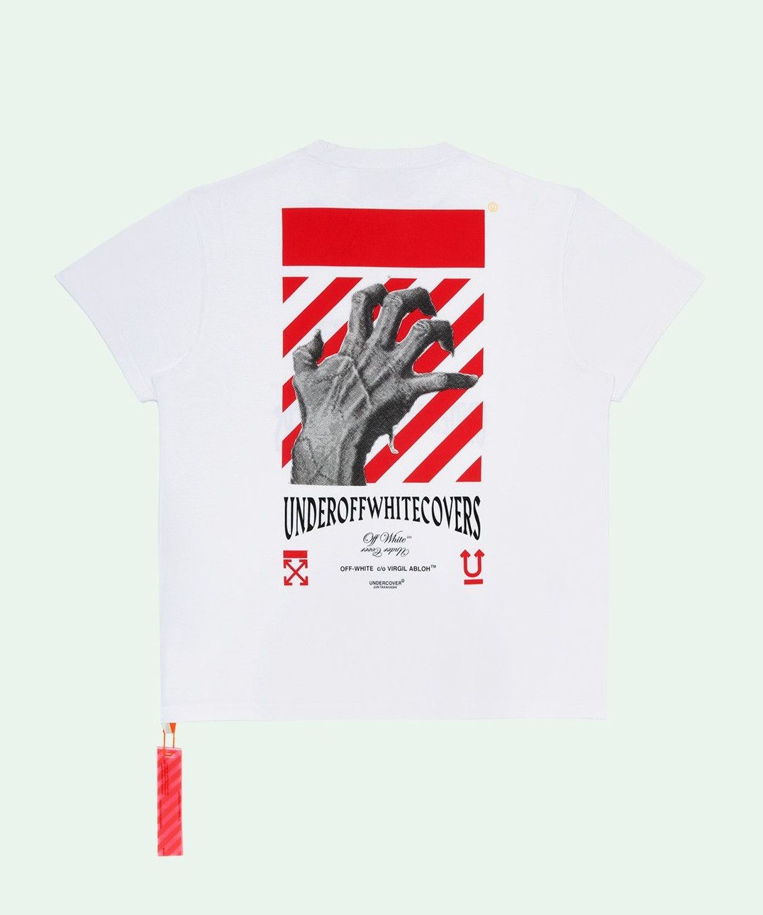 Off-White × Undercover White Hand Dart S/S T-Shirt Size US M / EU 48-50 / 2 - 1 Thumbnail