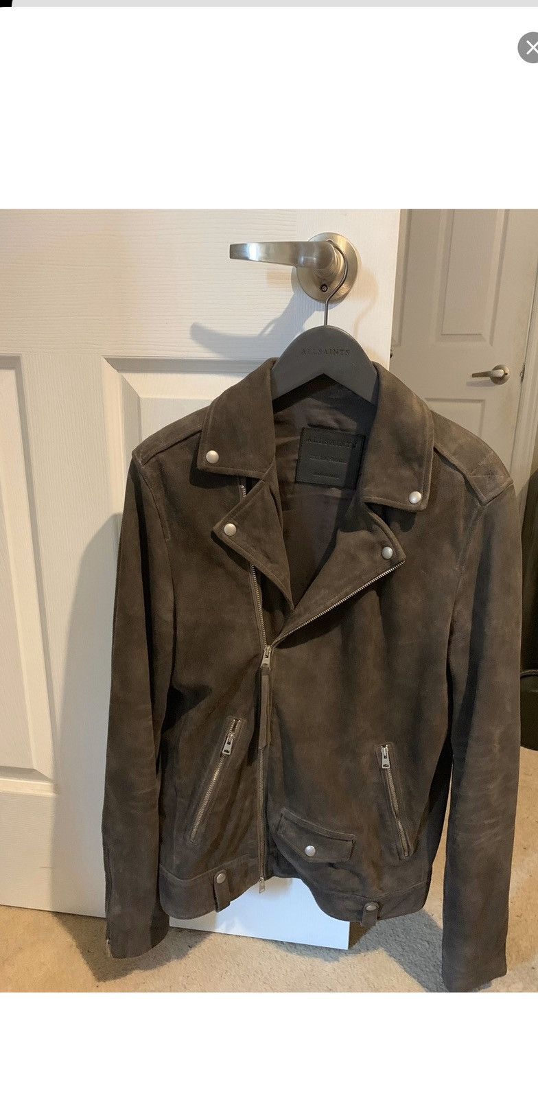Allsaints AllSaints suede moto Size US S / EU 44-46 / 1 - 2 Thumbnail