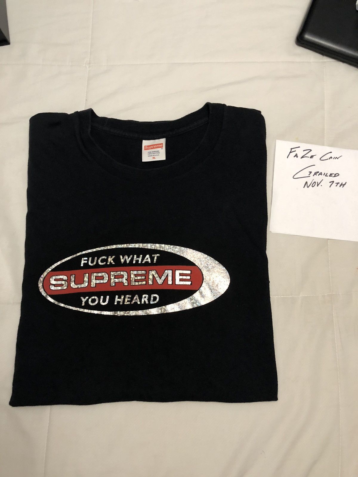 Supreme】Fuck What You Heard L/S Tee Supreme - Fuck What You Heard