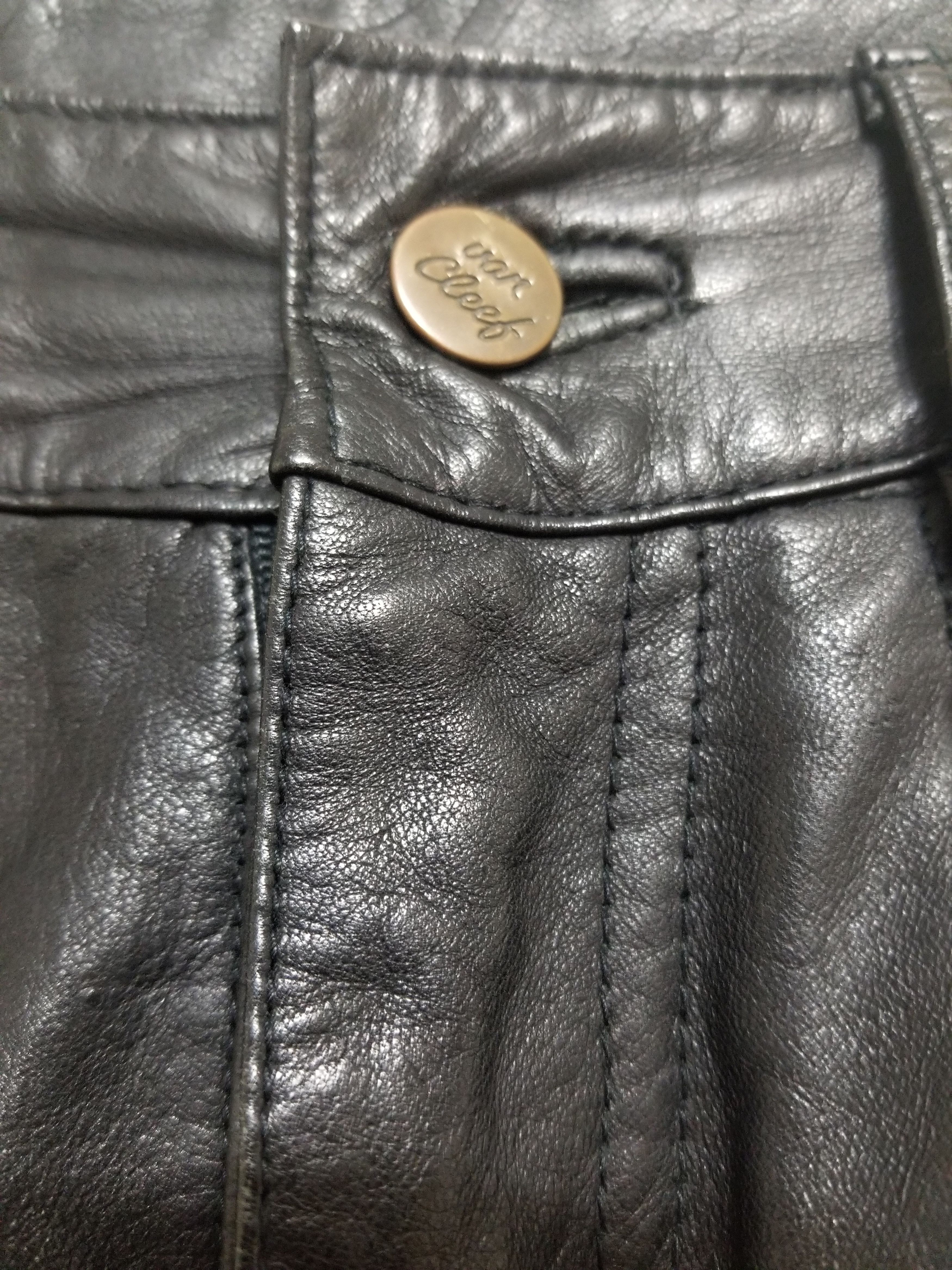 leather pants つぎはぎ 70s 80s vintage カウレザー
