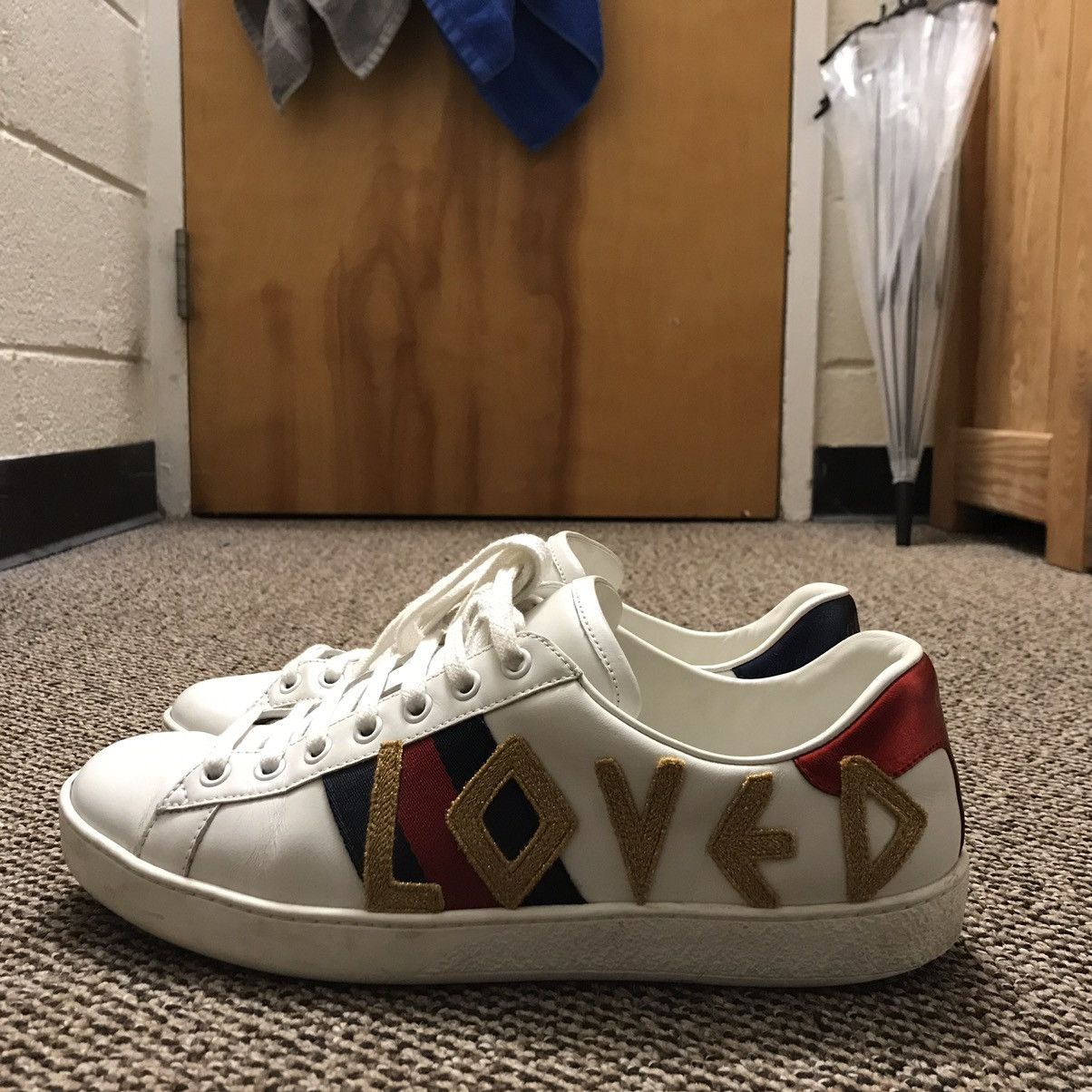 Gucci Gucci Ace Loved sneaker Size US 8.5 / EU 41-42 - 1 Thumbnail