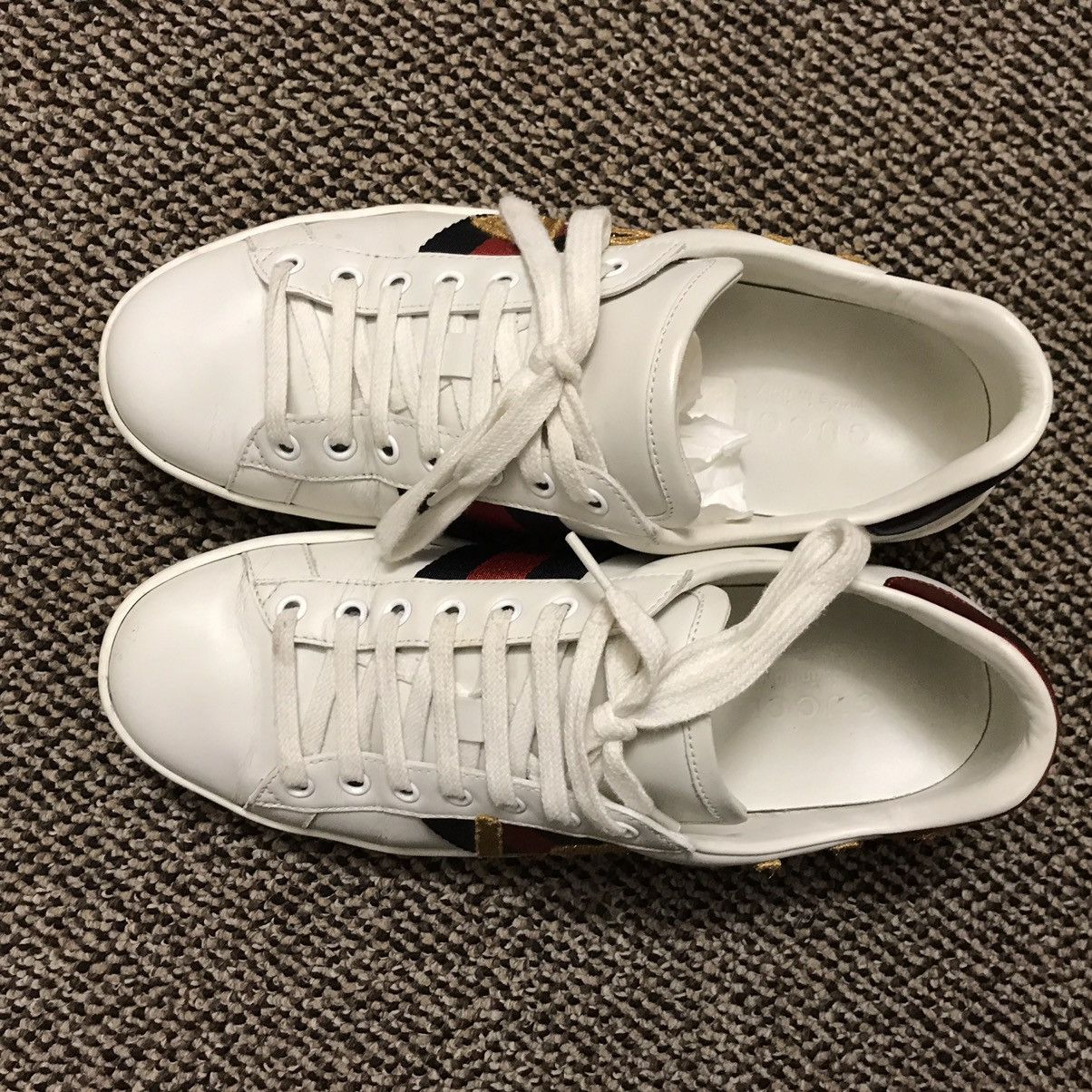 Gucci Gucci Ace Loved sneaker Size US 8.5 / EU 41-42 - 3 Thumbnail