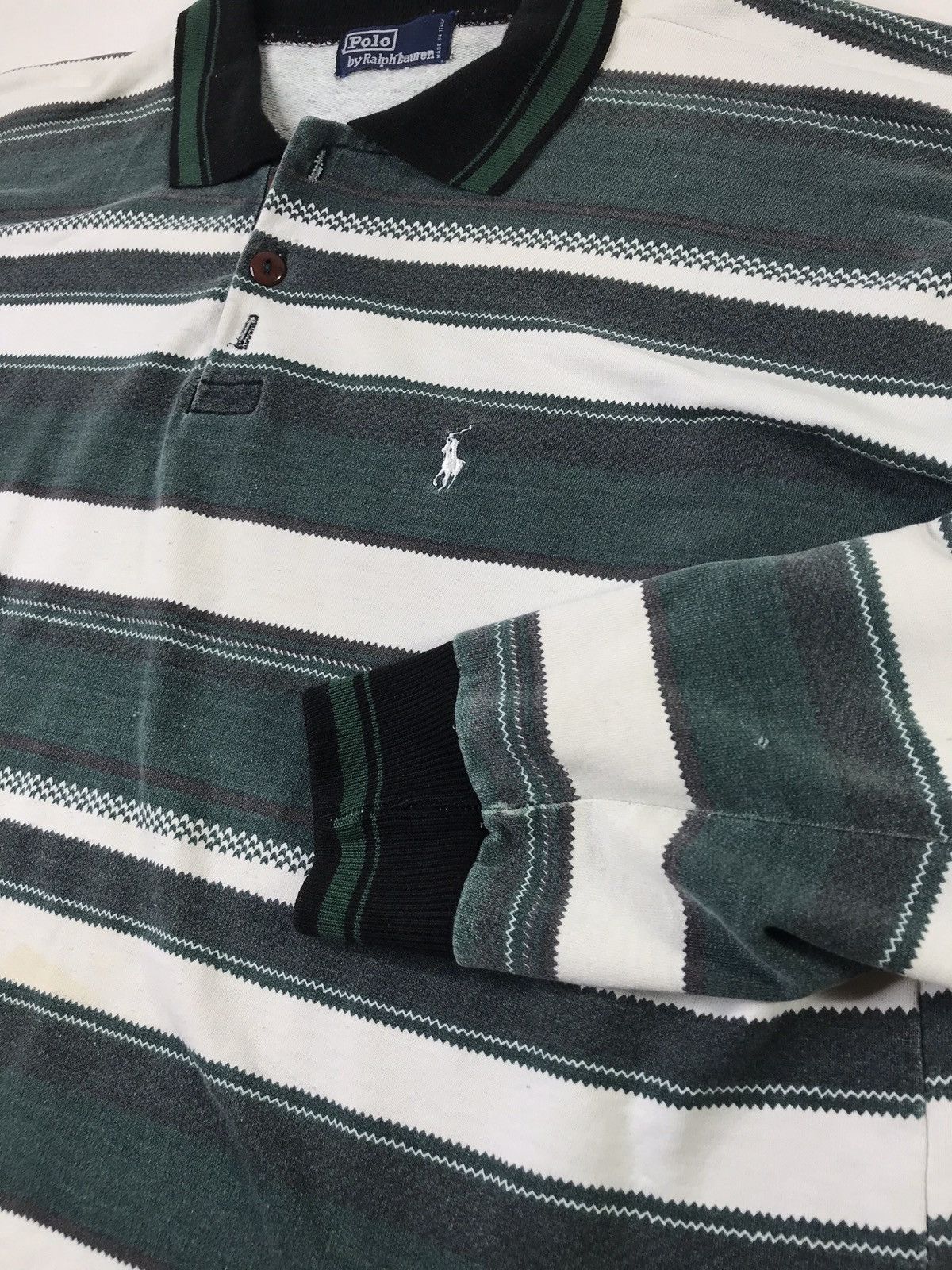 Polo Ralph Lauren Vintage Western Print Long Sleeve Polo Size US XL / EU 56 / 4 - 3 Thumbnail