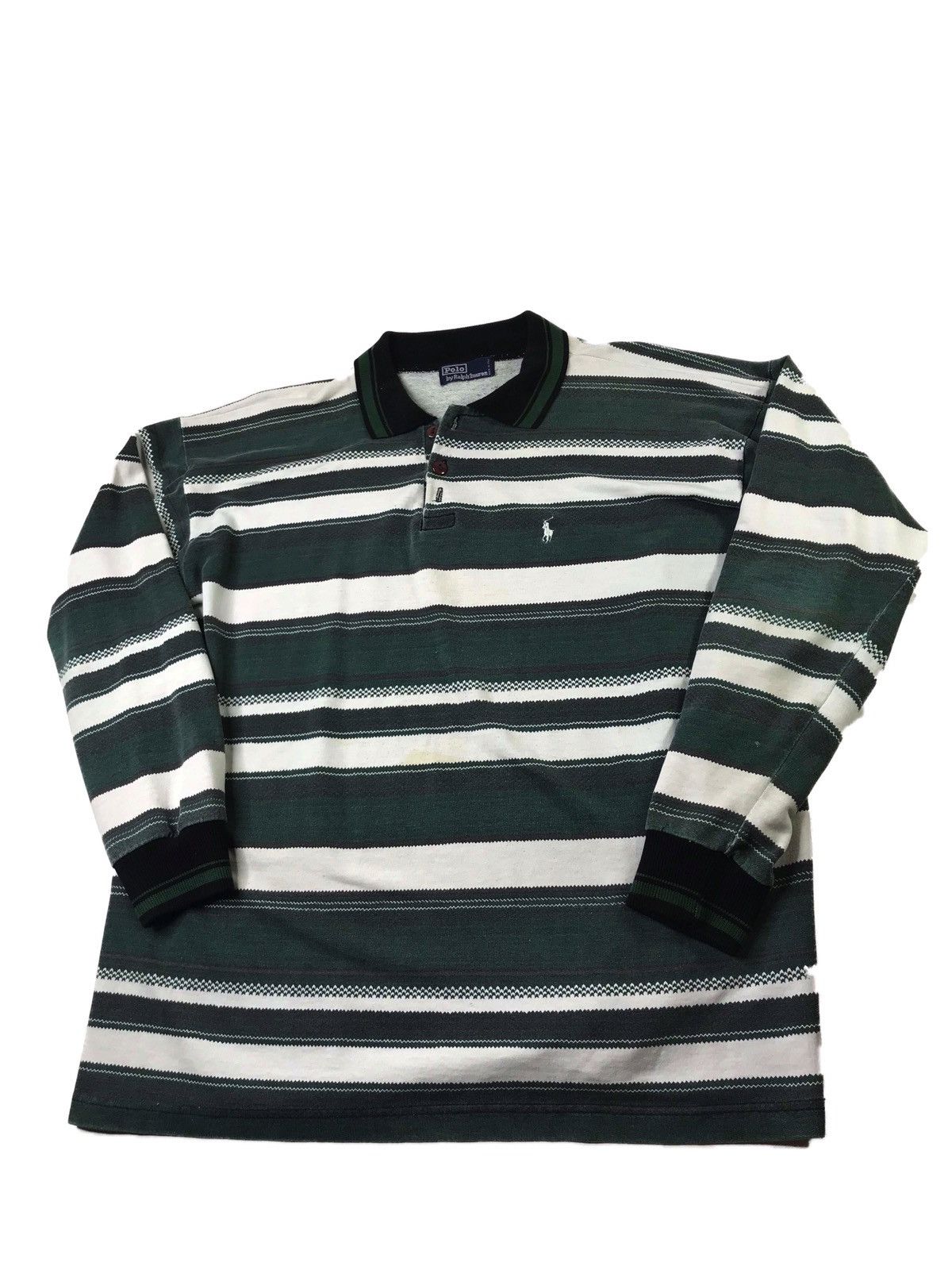 Polo Ralph Lauren Vintage Western Print Long Sleeve Polo Size US XL / EU 56 / 4 - 1 Thumbnail