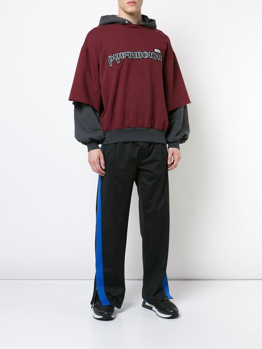 Gosha rubchinskiy double online layer hoodie