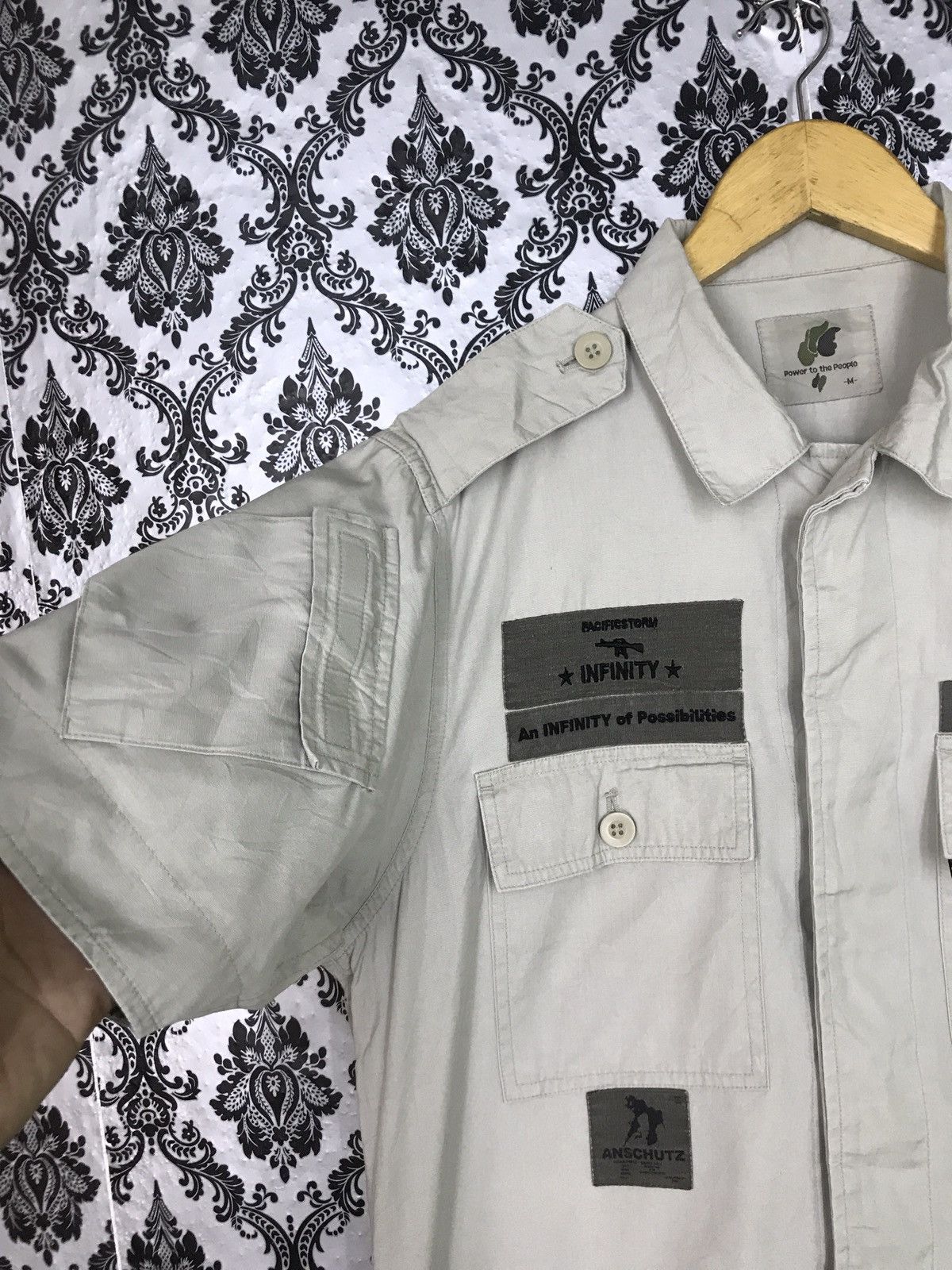 Japanese Brand PTTP INFINITY ANSCHUTZ MESH TACTICAL SHIRT DOUBLE POCKET Size US M / EU 48-50 / 2 - 4 Thumbnail