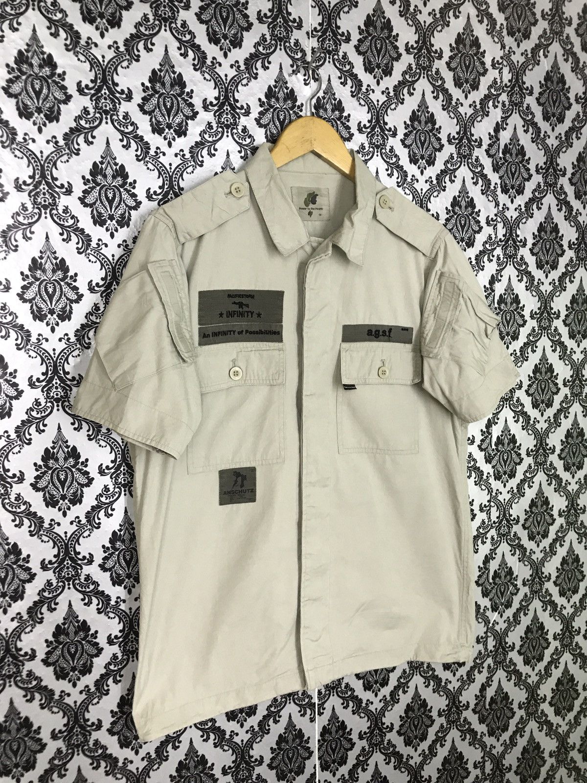 Japanese Brand PTTP INFINITY ANSCHUTZ MESH TACTICAL SHIRT DOUBLE POCKET Size US M / EU 48-50 / 2 - 2 Thumbnail