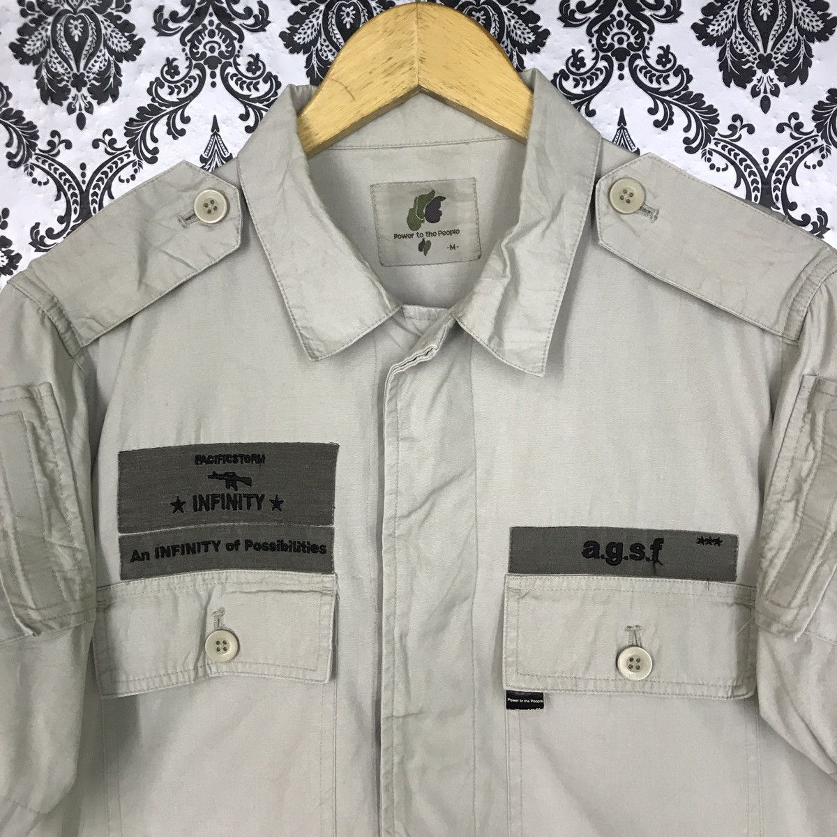 Japanese Brand PTTP INFINITY ANSCHUTZ MESH TACTICAL SHIRT DOUBLE POCKET Size US M / EU 48-50 / 2 - 3 Thumbnail