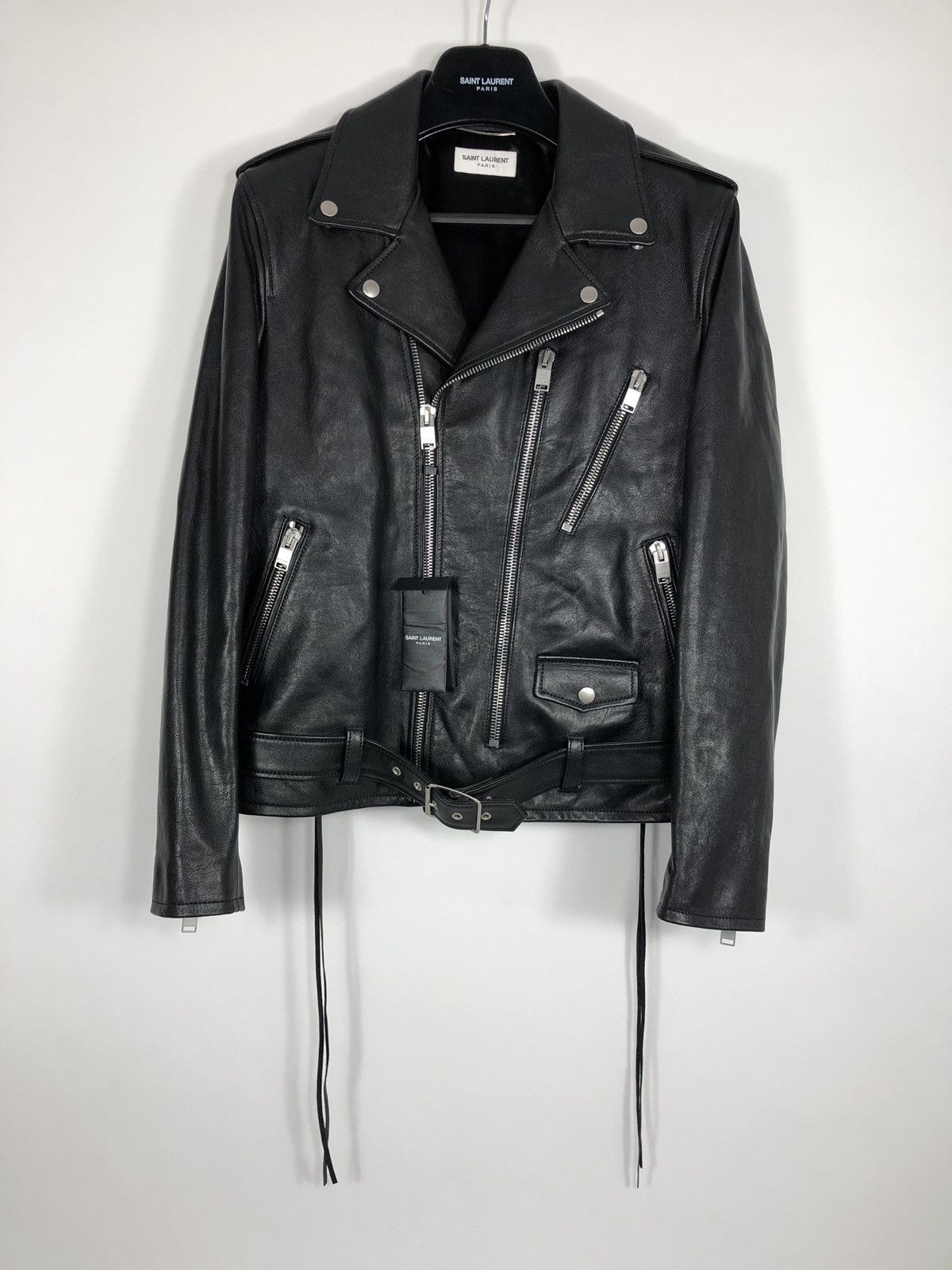 Saint Laurent Paris BNWT FW16 L17 Leather Biker Jacket in