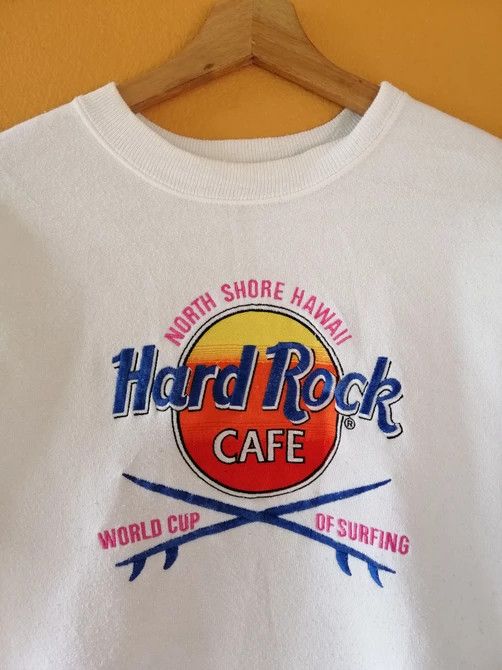 Hard Rock Cafe Rare Vintage Hard Rock Cafe sweatshirt B6 Size US S / EU 44-46 / 1 - 1 Thumbnail