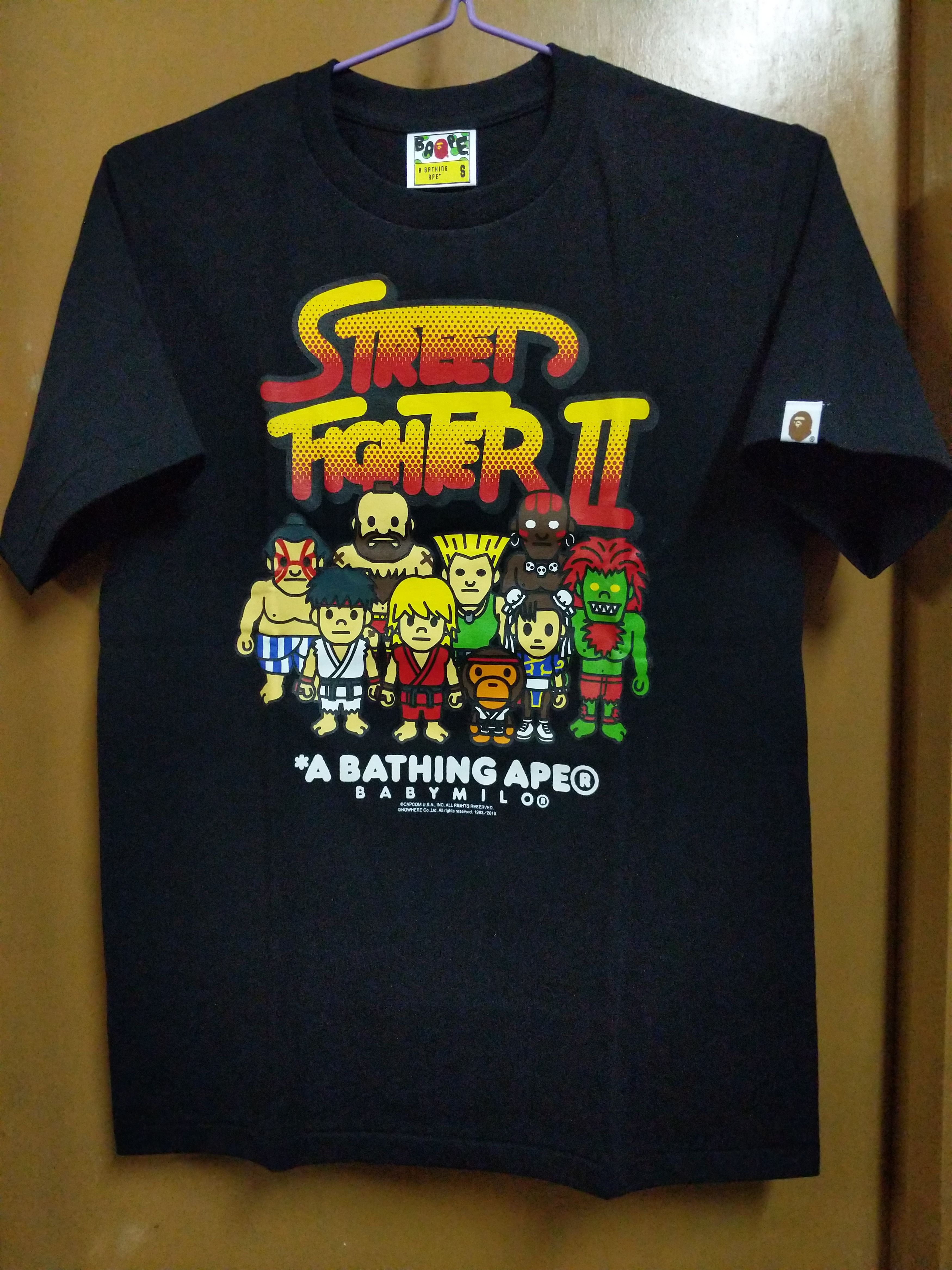 BAPE Capcom Street Fighter Ryu Tee Black Men's - US