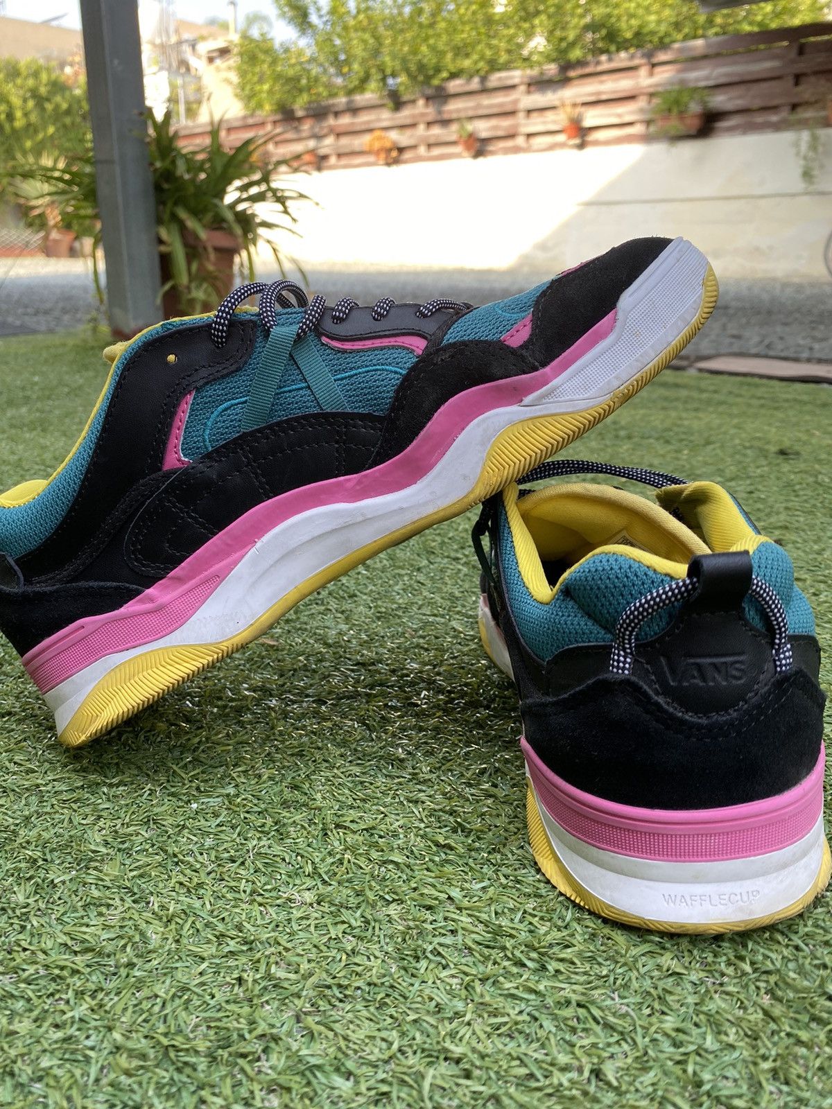 Vans Vans Black green purple yellow Grailed