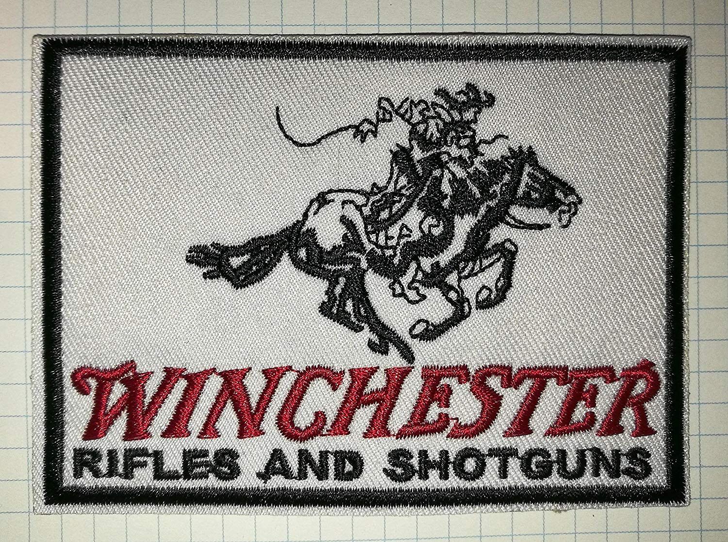 Vintage Winchester Rifles and Shotguns Embroidered iron On Patch Size ONE SIZE - 1 Preview