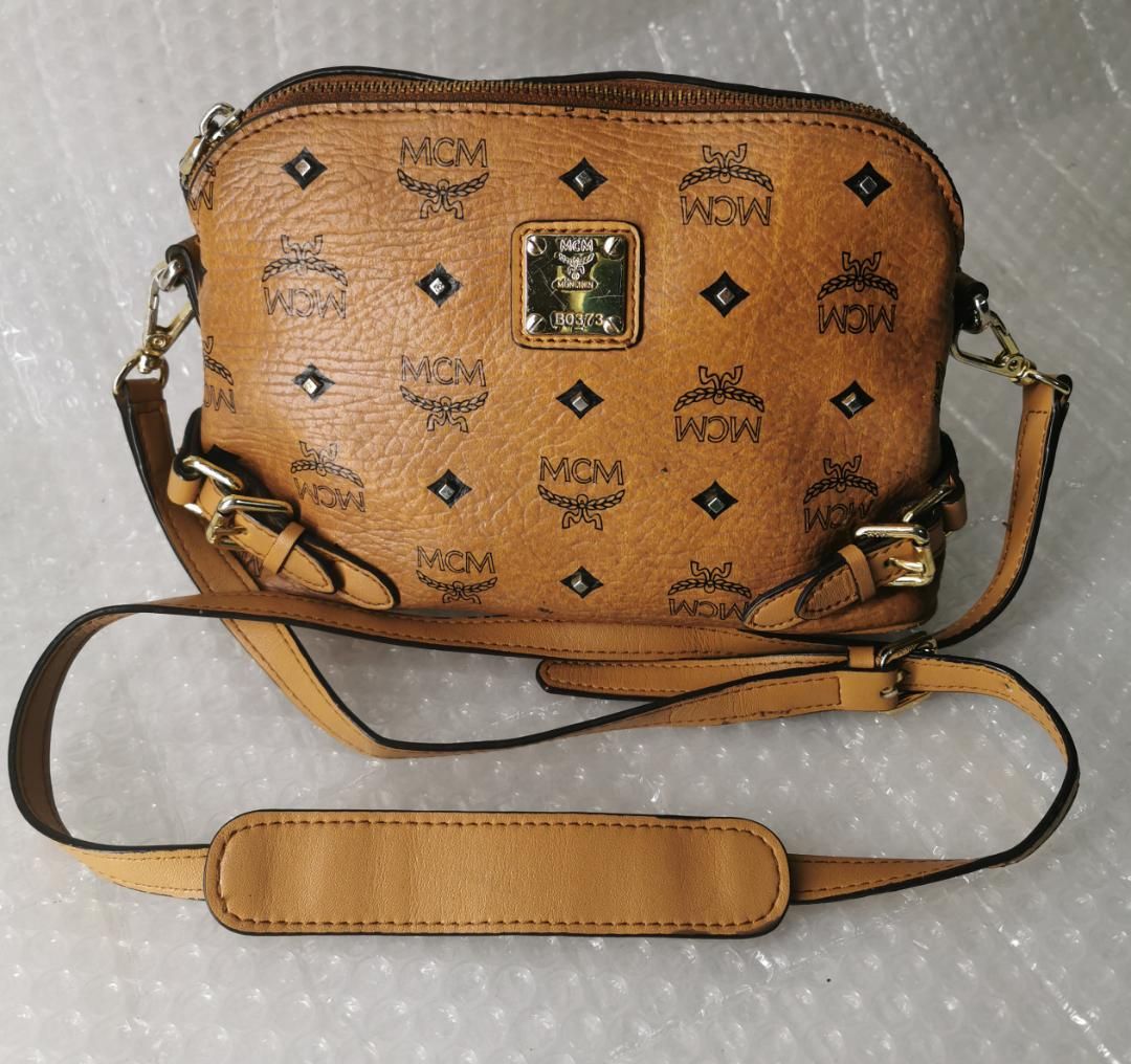 syyShoulder bag sling PVC original purse quality handbag MCM imported Original  bag fabric