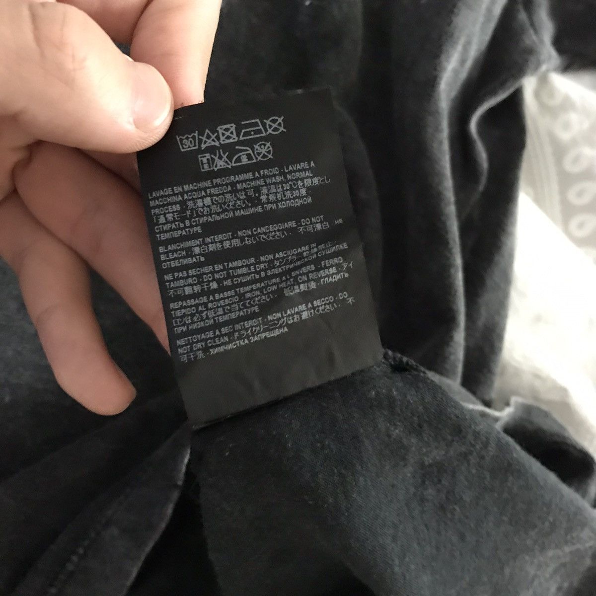 Saint Laurent Paris Saint Laurent Paris Grey Rive Gauche T shirt Size US M / EU 48-50 / 2 - 8 Thumbnail